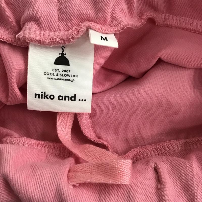 ニコアンド niko and... パンツ ワークパンツ、ペインターパンツ スウェットパンツ M 無地 桃 / ピンク / pink レディース USED 古着 中古 10158424