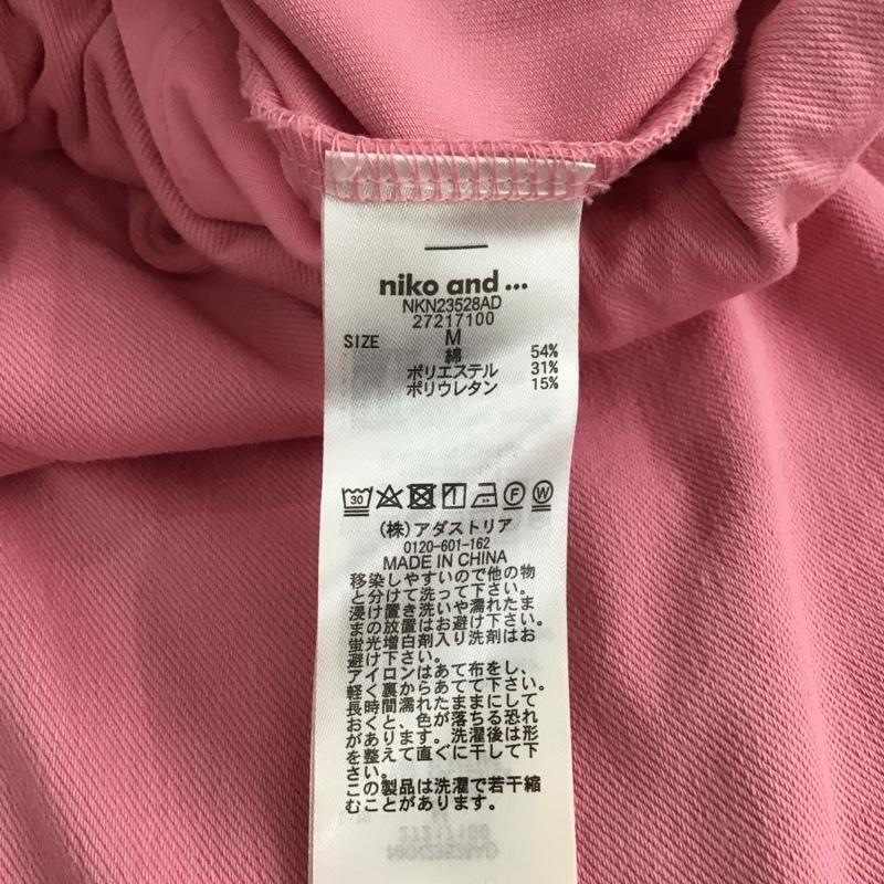 ニコアンド niko and... パンツ ワークパンツ、ペインターパンツ スウェットパンツ M 無地 桃 / ピンク / pink レディース USED 古着 中古 10158424