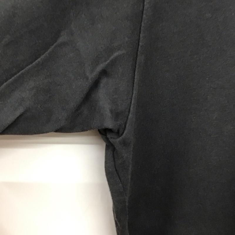 ユニクロ UNIQLO Tシャツ 半袖 半袖カットソー プリントTシャツ クルーネックカットソー L ロゴ、文字 ダークグレー / ダークグレー / メンズ USED 古着 中古 10158427