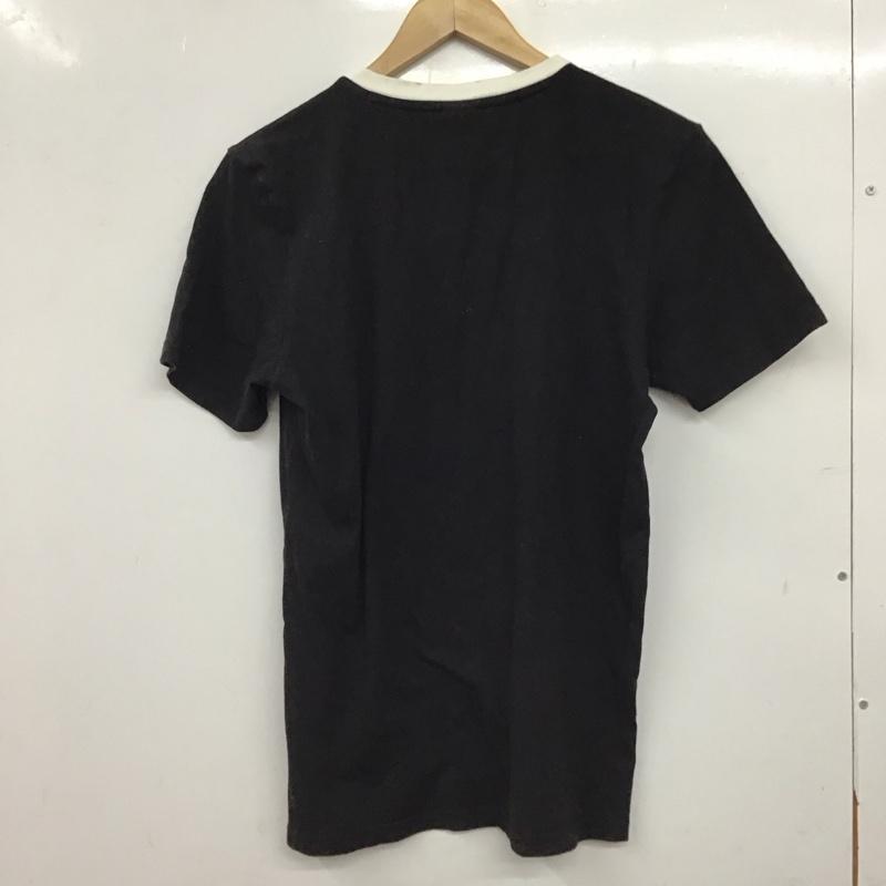 アディダス adidas Tシャツ 半袖 半袖カットソー プリントTシャツ クルーネックカットソー M ロゴ、文字 黒 / ブラック / black メンズ USED 古着 中古 10158431