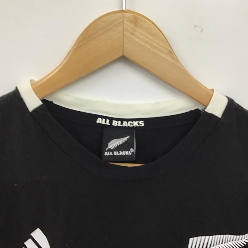 アディダス adidas Tシャツ 半袖 半袖カットソー プリントTシャツ クルーネックカットソー M ロゴ、文字 黒 / ブラック / black メンズ USED 古着 中古 10158431