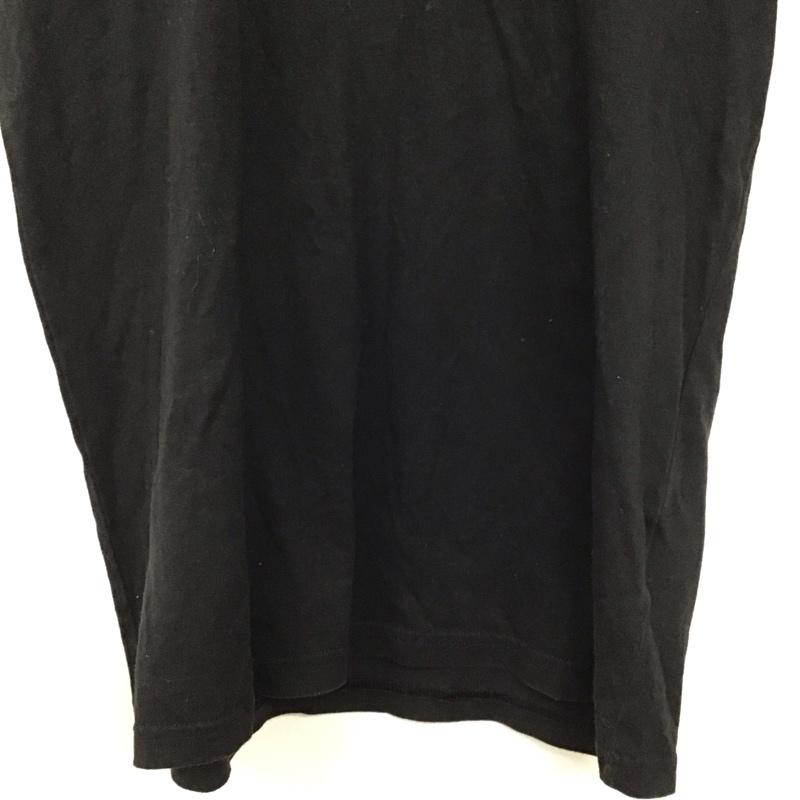 アディダス adidas Tシャツ 半袖 半袖カットソー プリントTシャツ クルーネックカットソー M ロゴ、文字 黒 / ブラック / black メンズ USED 古着 中古 10158431