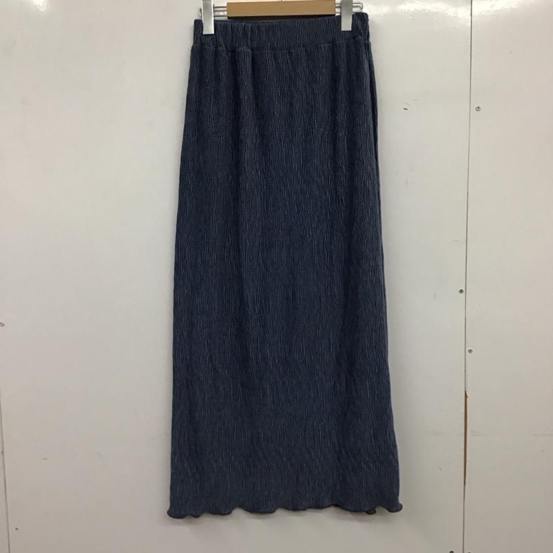 エヘカソポ ehka sopo スカート ロングスカート タイトスカート FREE 無地 青 / ブルー / blue レディース USED 古着 中古 10158432