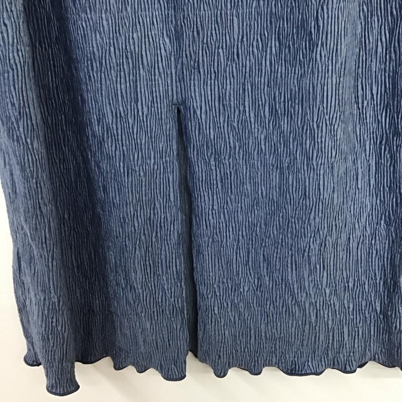 エヘカソポ ehka sopo スカート ロングスカート タイトスカート FREE 無地 青 / ブルー / blue レディース USED 古着 中古 10158432