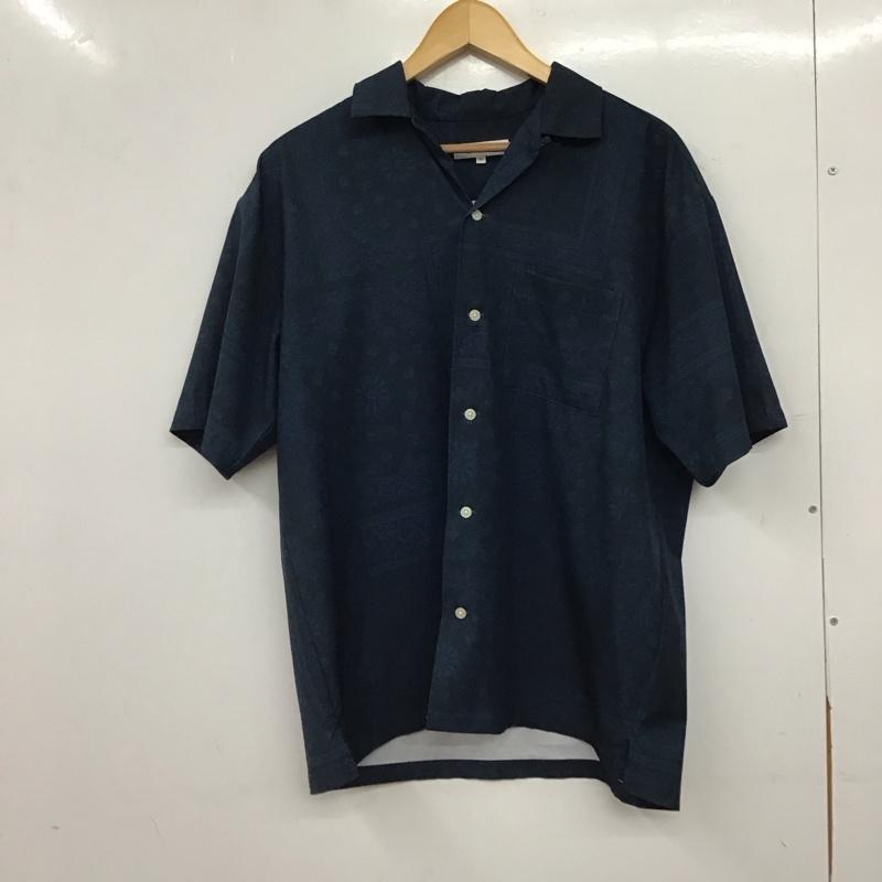 アデイインザライフ ユナイテッドアローズ A day in the life UNITED ARROWS シャツ、ブラウス 半袖 半袖シャツ プリントシャツ ポケットシャツ M ペイズリー 紺 / ネイビー / navy メンズ USED 古着 中古 10158433