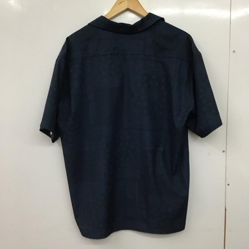 アデイインザライフ ユナイテッドアローズ A day in the life UNITED ARROWS シャツ、ブラウス 半袖 半袖シャツ プリントシャツ ポケットシャツ M ペイズリー 紺 / ネイビー / navy メンズ USED 古着 中古 10158433