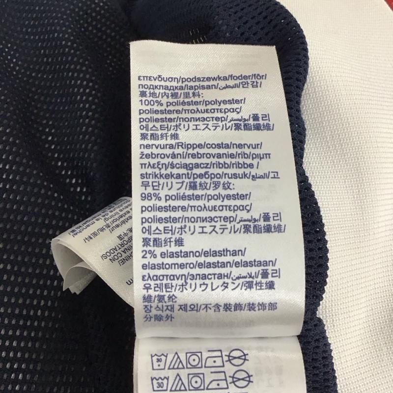 トミーヒルフィガー TOMMY HILFIGER ジャケット、上着 ジャンパー、ブルゾン ジップアップジャケット アウター XL ロゴ、文字 アイボリー / アイボリー / メンズ USED 古着 中古 10158434