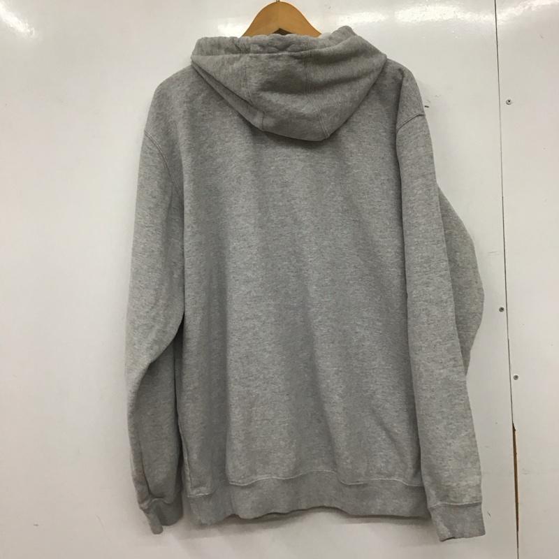 カーハート Carhartt パーカー 長袖 長袖パーカー プルオーバーパーカー スウェット L ロゴ、文字 灰 / グレー / gray メンズ USED 古着 中古 10158436