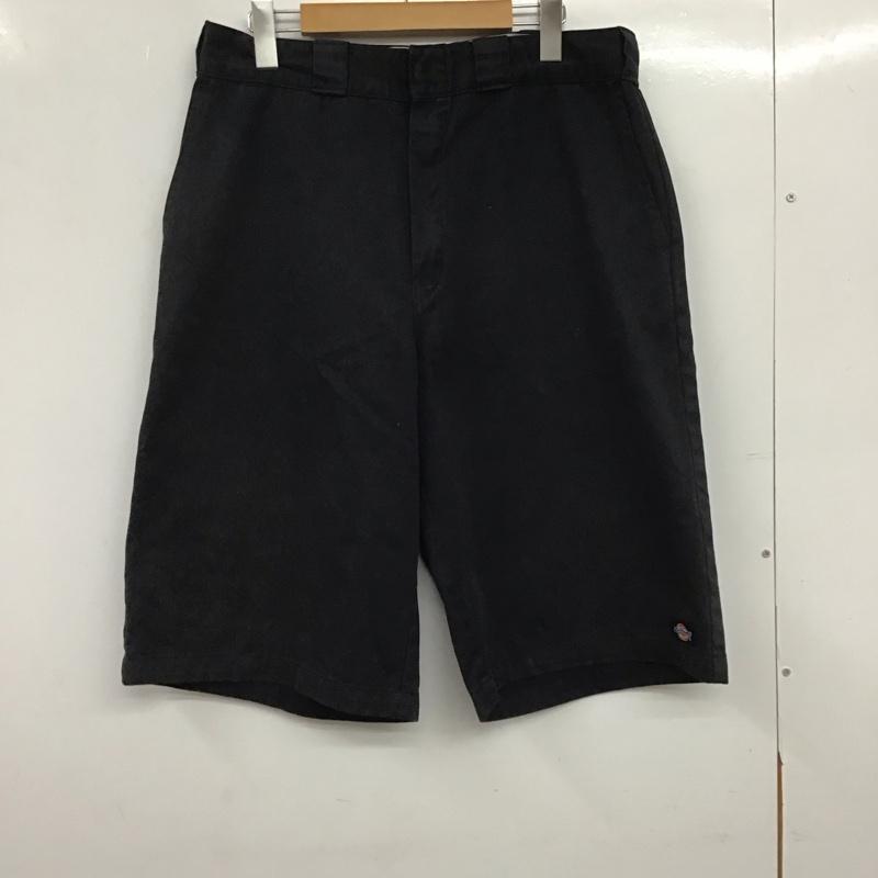 ディッキーズ Dickies パンツ ショートパンツ ショートパンツ ハーフパンツ カジュアルパンツ 34 ロゴ、文字 ダークグレー / ダークグレー / メンズ USED 古着 中古 10158439