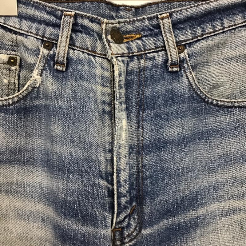 リーバイス Levi s パンツ デニム、ジーンズ デニムパンツ スリムパンツ カジュアルパンツ 33インチ ダメージ加工 インディゴ / インディゴ / Indigo メンズ USED 古着 中古 10158440