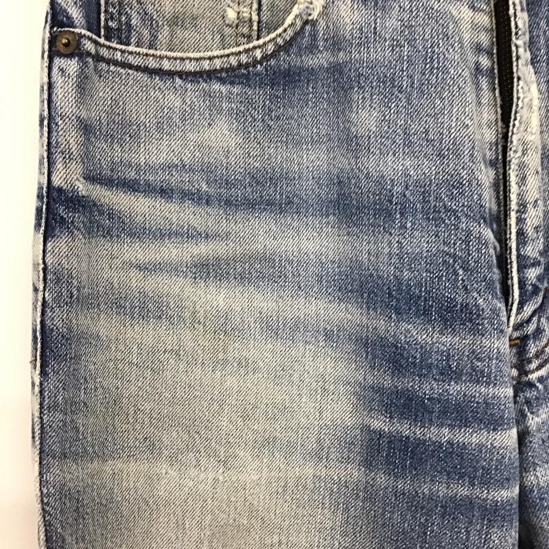 リーバイス Levi s パンツ デニム、ジーンズ デニムパンツ スリムパンツ カジュアルパンツ 33インチ ダメージ加工 インディゴ / インディゴ / Indigo メンズ USED 古着 中古 10158440