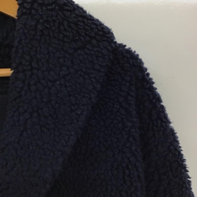 ユーエスラグス US RAGS ジャケット、上着 ジャンパー、ブルゾン フリースジャケット フロントボタン L 無地 紺 / ネイビー / navy メンズ USED 古着 中古 10158443