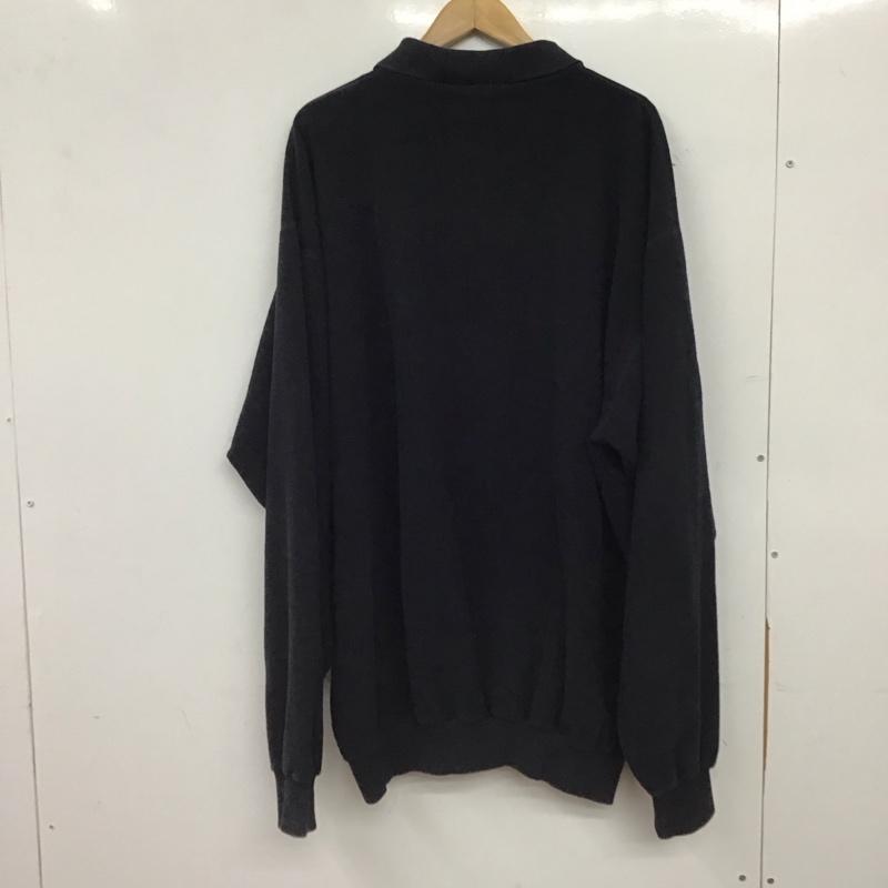 古着 USED トレーナー 長袖 長袖スウェット カラーネック 古着 XXL ロゴ、文字 紺 / ネイビー / navy メンズ USED 古着 中古 10158446