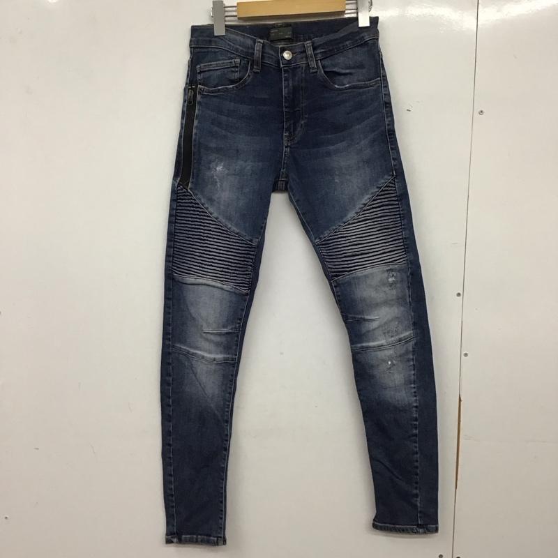 ザラメン ZARA MAN パンツ デニム、ジーンズ デニムパンツ スリムパンツ カジュアルパンツ ストレッチパンツ 38  インディゴ / インディゴ / Indigo メンズ USED 古着 中古 10158450