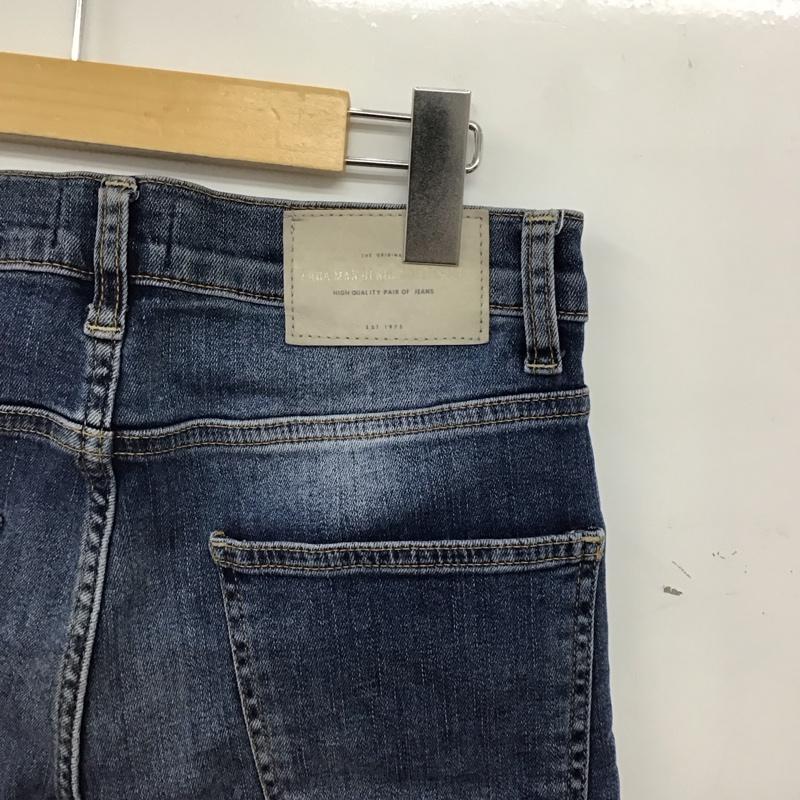 ザラメン ZARA MAN パンツ デニム、ジーンズ デニムパンツ スリムパンツ カジュアルパンツ ストレッチパンツ 38  インディゴ / インディゴ / Indigo メンズ USED 古着 中古 10158450