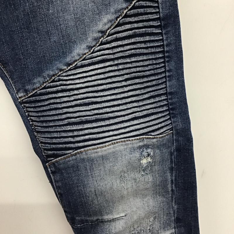 ザラメン ZARA MAN パンツ デニム、ジーンズ デニムパンツ スリムパンツ カジュアルパンツ ストレッチパンツ 38  インディゴ / インディゴ / Indigo メンズ USED 古着 中古 10158450
