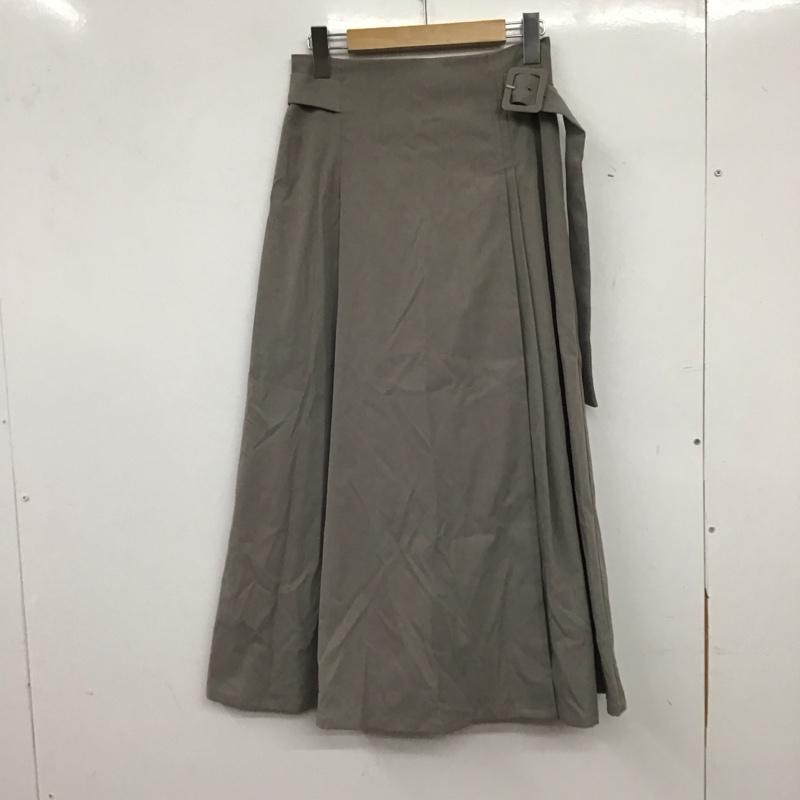 ビームス ハート BEAMS HEART スカート ロングスカート M 無地 灰 / グレー / gray レディース USED 古着 中古 10158453