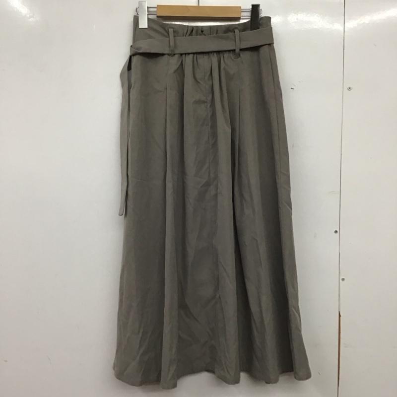 ビームス ハート BEAMS HEART スカート ロングスカート M 無地 灰 / グレー / gray レディース USED 古着 中古 10158453