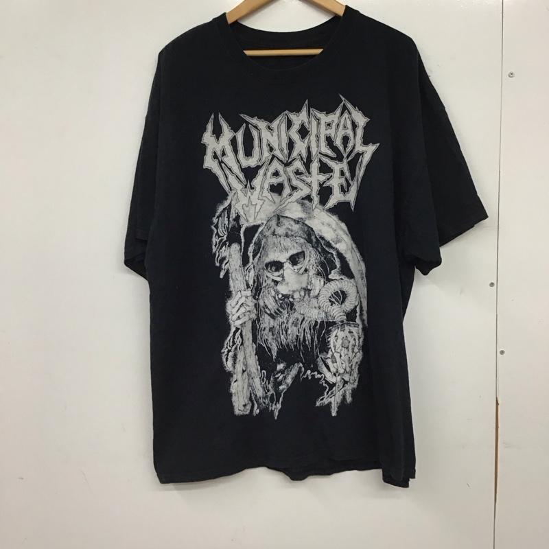 古着 USED Tシャツ 半袖 半袖カットソー プリントTシャツ クルーネックカットソー バンドTシャツ プリント ダークグレー / ダークグレー / メンズ USED 古着 中古 10158454