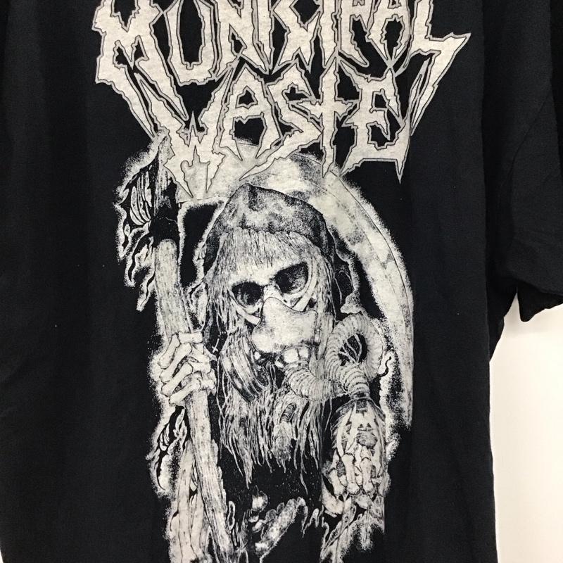 古着 USED Tシャツ 半袖 半袖カットソー プリントTシャツ クルーネックカットソー バンドTシャツ プリント ダークグレー / ダークグレー / メンズ USED 古着 中古 10158454