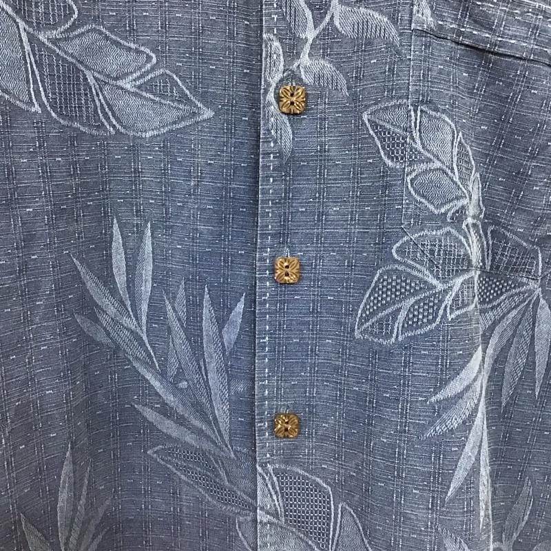 古着 USED シャツ、ブラウス 半袖 半袖シャツ プリントシャツ カラーシャツ M 総柄 インディゴ / インディゴ / Indigo メンズ USED 古着 中古 10158455