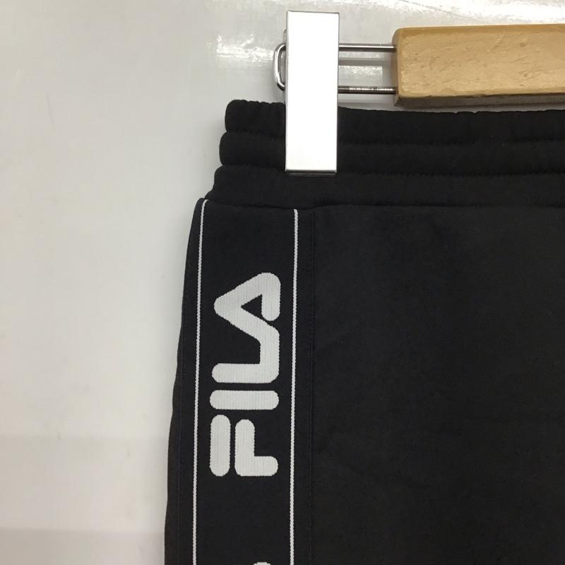 ジェイダ GYDA スカート ロングスカート 072320809201 GYDA×FILA DEEPスリットスカートライクショート FREE ロゴ、文字 黒 / ブラック / black レディース USED 古着 中古 10158456