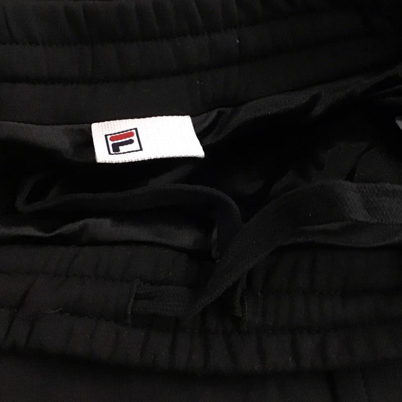 ジェイダ GYDA スカート ロングスカート 072320809201 GYDA×FILA DEEPスリットスカートライクショート FREE ロゴ、文字 黒 / ブラック / black レディース USED 古着 中古 10158456