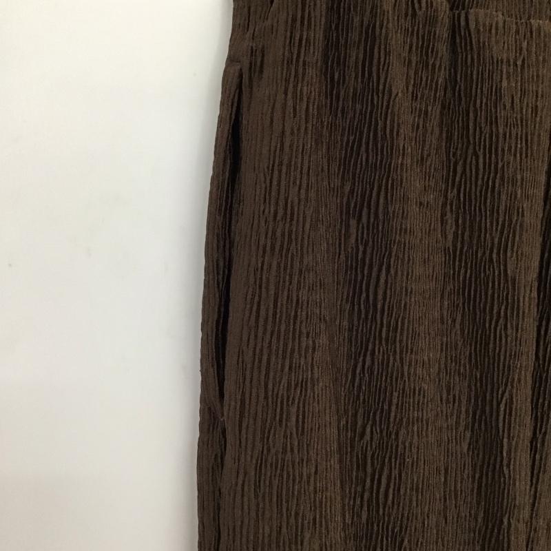 ローリーズファーム LOWRYS FARM スカート ロングスカート FREE 無地 茶 / ブラウン / brown レディース USED 古着 中古 10158457