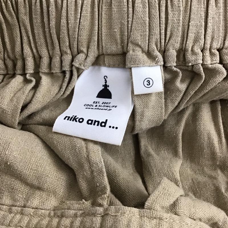 ニコアンド niko and... ボトムス ボトムス M 無地 ベージュ / ベージュ / beige レディース USED 古着 中古 10158458