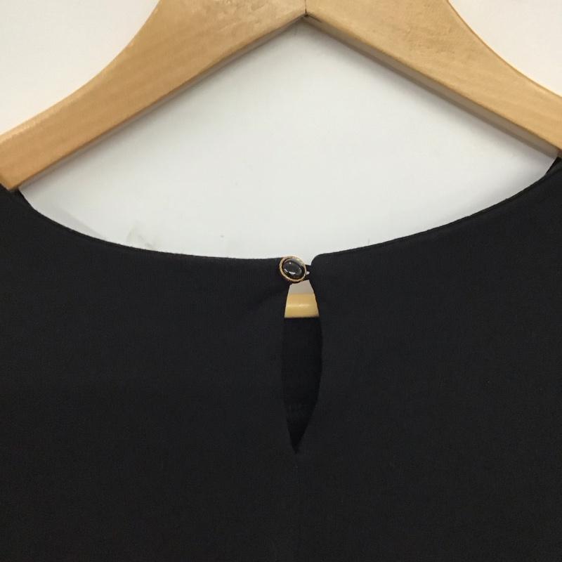 ロペピクニック ROPE  PICNIC ワンピース ひざ丈スカート 38 無地 黒 / ブラック / black レディース USED 古着 中古 10158460
