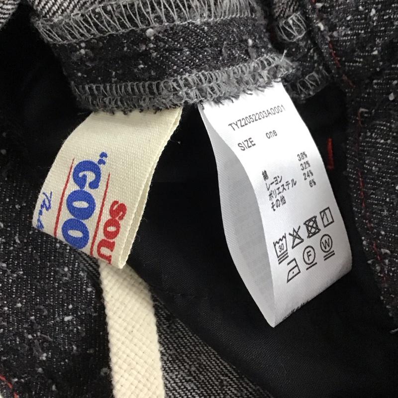 サウンズグッド SOUNDS GOOD パンツ ワークパンツ、ペインターパンツ ワイドパンツ カジュアルパンツ ワークパンツ ONE SIZE ロゴ、文字 X ダメージ加工 ダークグレー / ダークグレー / メンズ USED 古着 中古 10158463