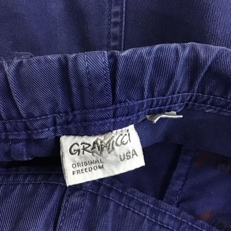 グラミチ GRAMICCI パンツ ワークパンツ、ペインターパンツ ワークパンツ ワイドパンツ カジュアルパンツ S ロゴ、文字 紺 / ネイビー / navy メンズ USED 古着 中古 10158465