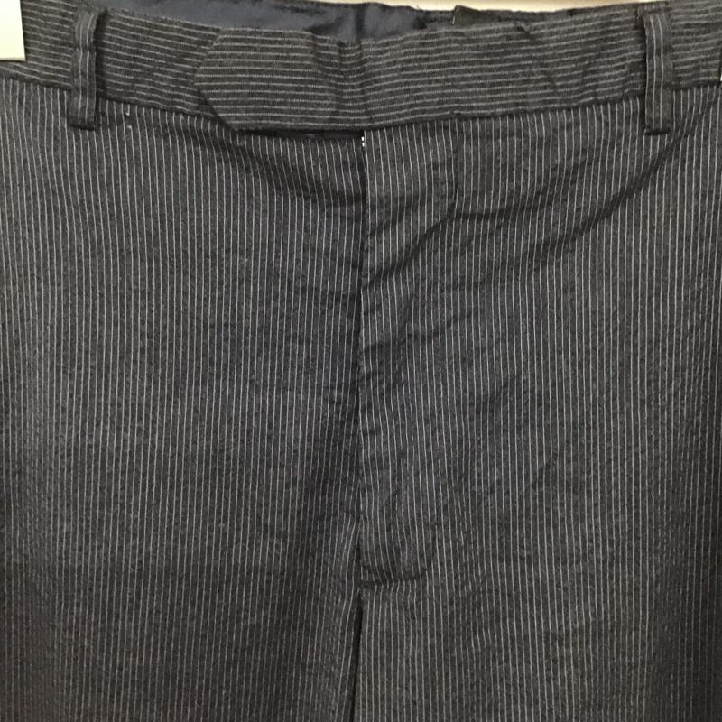 ブラジェント BRAGENT パンツ スラックス スラックスパンツ ワイドパンツ カジュアルパンツ ストライプ 紺 / ネイビー / navy メンズ USED 古着 中古 10158467