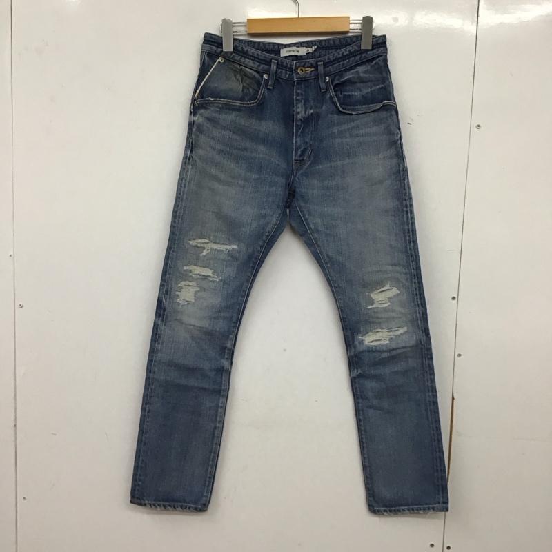 ノンネイティブ nonnative パンツ デニム、ジーンズ デニムパンツ スリムパンツ カジュアルパンツ 0 ダメージ加工 インディゴ / インディゴ / Indigo メンズ USED 古着 中古 10158470