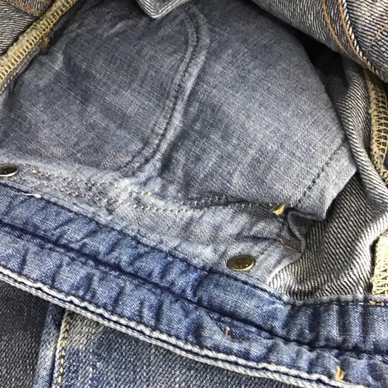 ノンネイティブ nonnative パンツ デニム、ジーンズ デニムパンツ スリムパンツ カジュアルパンツ 0 ダメージ加工 インディゴ / インディゴ / Indigo メンズ USED 古着 中古 10158470