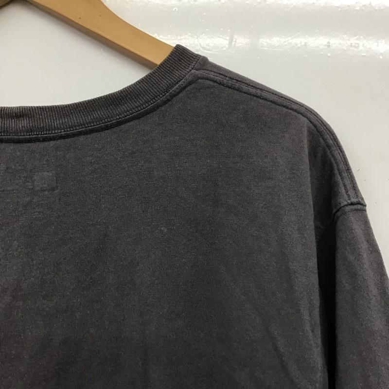 カーハート Carhartt Tシャツ 半袖 半袖カットソー プリントTシャツ クルーネックカットソー L ロゴ、文字 灰 / グレー / gray メンズ USED 古着 中古 10158471