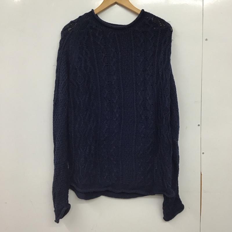 ノンネイティブ nonnative ニット、セーター 長袖 長袖ニット プルオーバーニット 1  紺 / ネイビー / navy メンズ USED 古着 中古 10158473
