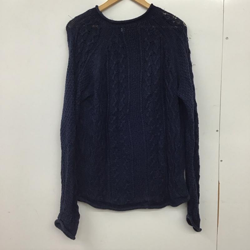 ノンネイティブ nonnative ニット、セーター 長袖 長袖ニット プルオーバーニット 1  紺 / ネイビー / navy メンズ USED 古着 中古 10158473