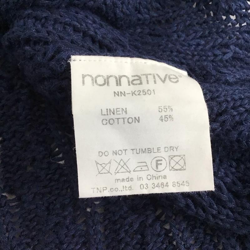 ノンネイティブ nonnative ニット、セーター 長袖 長袖ニット プルオーバーニット 1  紺 / ネイビー / navy メンズ USED 古着 中古 10158473