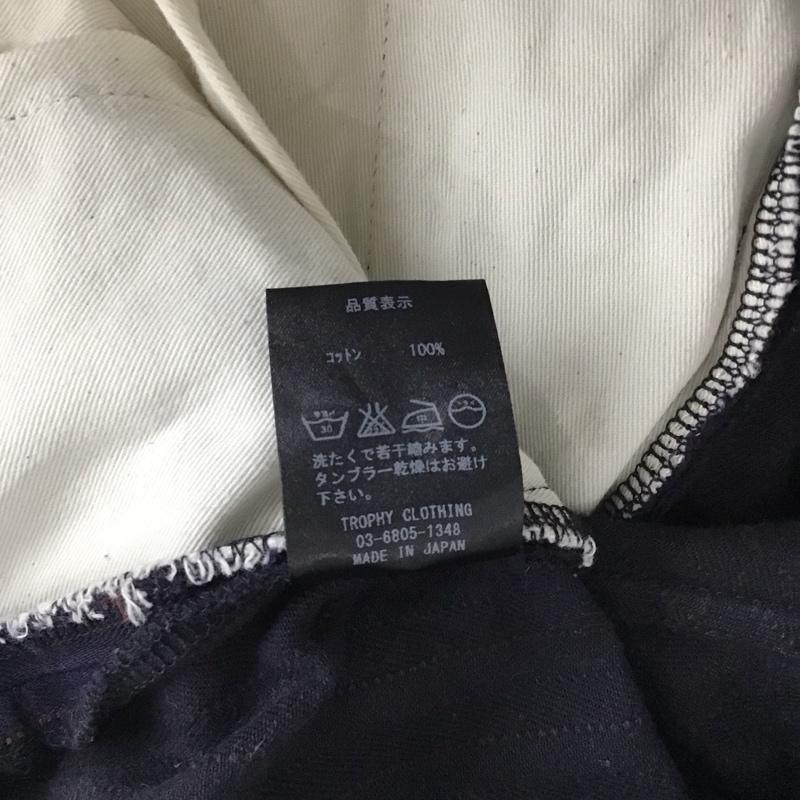 トロフィークロージング TROPHY CLOTHING パンツ ワークパンツ、ペインターパンツ ワイドパンツ カジュアルパンツ ワークパンツ 34 ストライプ 紺 / ネイビー / navy メンズ USED 古着 中古 10158475