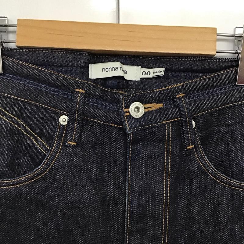 ノンネイティブ nonnative パンツ デニム、ジーンズ デニムパンツ スリムパンツ 無地 インディゴ / インディゴ / Indigo メンズ USED 古着 中古 10158480