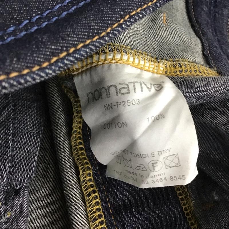 ノンネイティブ nonnative パンツ デニム、ジーンズ デニムパンツ スリムパンツ 無地 インディゴ / インディゴ / Indigo メンズ USED 古着 中古 10158480