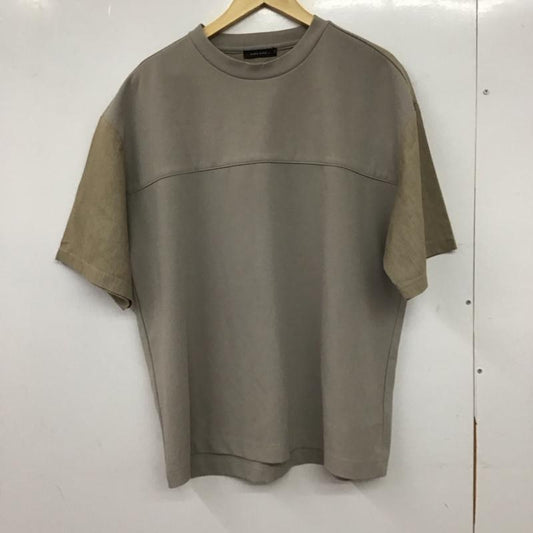 ニコアンド niko and... Tシャツ 半袖 半袖カットソー プリントTシャツ クルーネックカットソー L 無地 灰 / グレー / gray メンズ USED 古着 中古 10158483