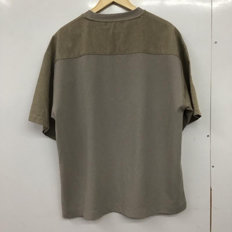 ニコアンド niko and... Tシャツ 半袖 半袖カットソー プリントTシャツ クルーネックカットソー L 無地 灰 / グレー / gray メンズ USED 古着 中古 10158483