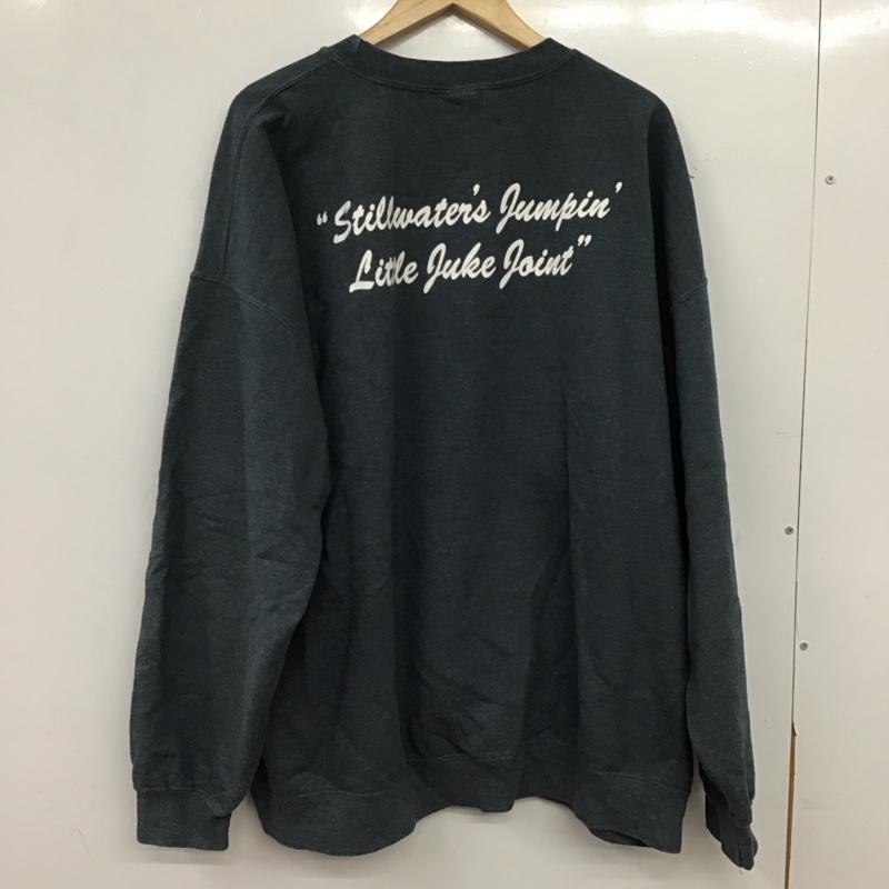 古着 USED トレーナー 長袖 長袖トレーナー スウェット クルーネック プルオーバー XXL プリント 紺 / ネイビー / navy メンズ USED 古着 中古 10158484