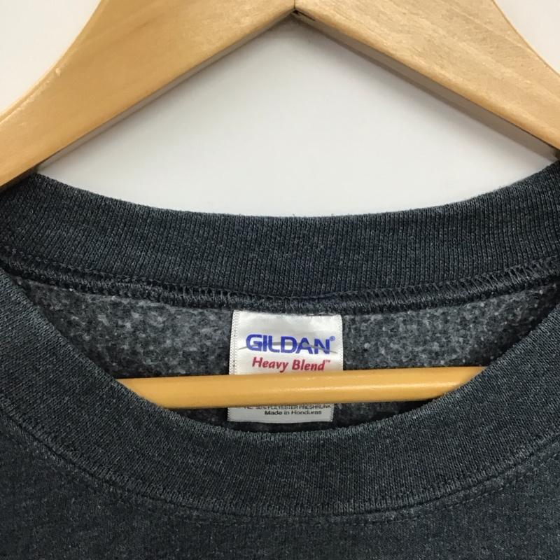 古着 USED トレーナー 長袖 長袖トレーナー スウェット クルーネック プルオーバー XXL プリント 紺 / ネイビー / navy メンズ USED 古着 中古 10158484