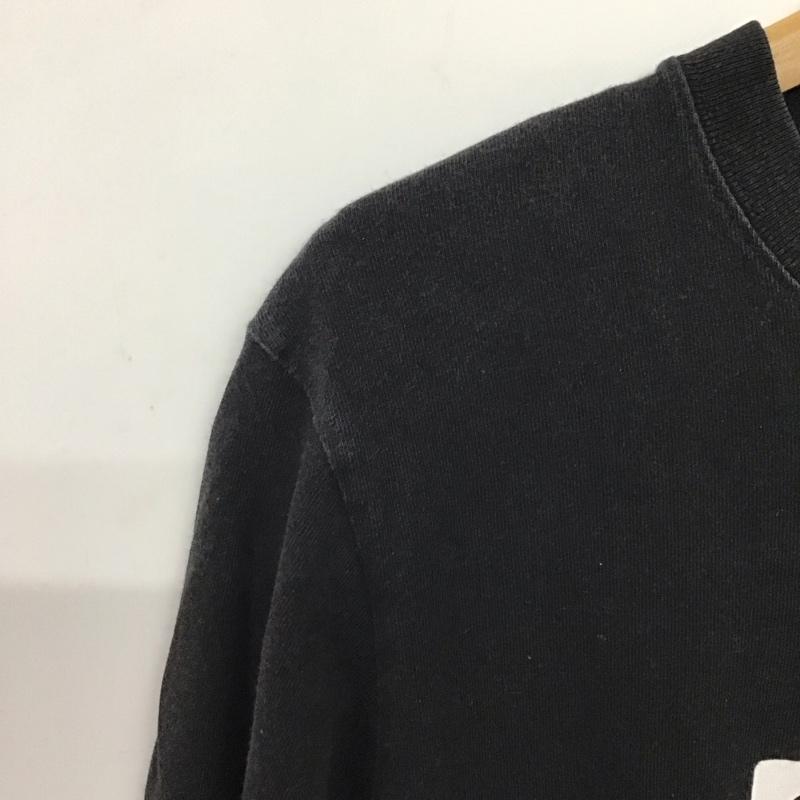 チャムス CHUMS カットソー 長袖 長袖カットソー プリントTシャツ クルーネック S プリント ダークグレー / ダークグレー / メンズ USED 古着 中古 10158486