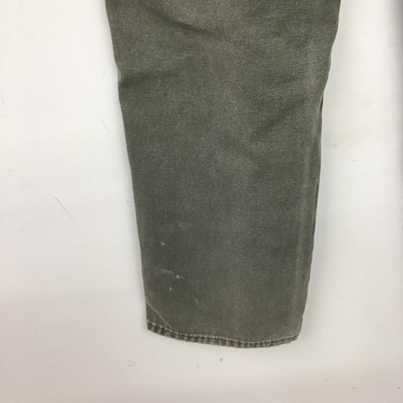 ディッキーズ Dickies パンツ デニム、ジーンズ ワークパンツ デニムパンツ ワイドパンツ 36 ロゴ、文字 カーキ / カーキ / khaki メンズ USED 古着 中古 10158487