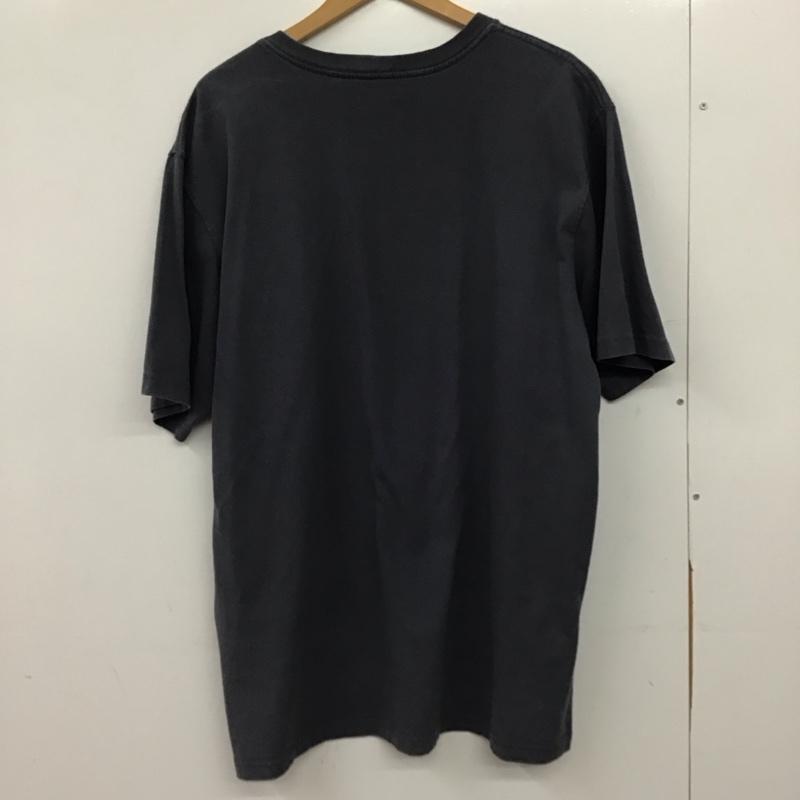 カーハート Carhartt Tシャツ 半袖 半袖カットソー プリントTシャツ クルーネックカットソー XL ロゴ、文字 紺 / ネイビー / navy メンズ USED 古着 中古 10158491