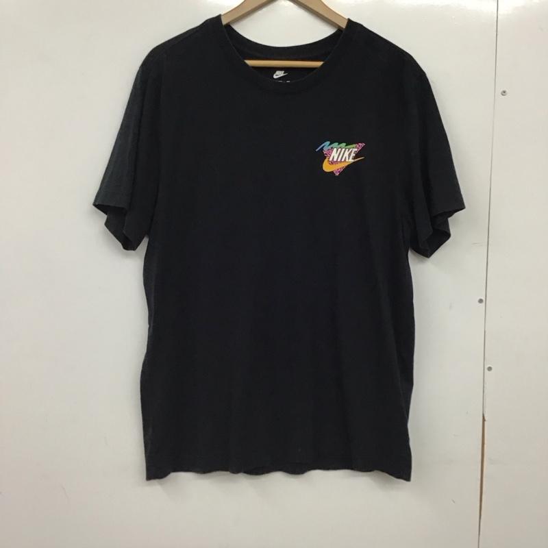 ナイキ NIKE Tシャツ 半袖 半袖カットソー プリントTシャツ クルーネックカットソー XXL ロゴ、文字 ダークグレー / ダークグレー / メンズ USED 古着 中古 10158492